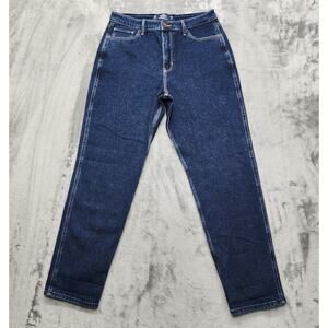 Hollister Jeans Womens 11R W30 L27 Blue Ultra High Rise Mom Jean Stretch Denim